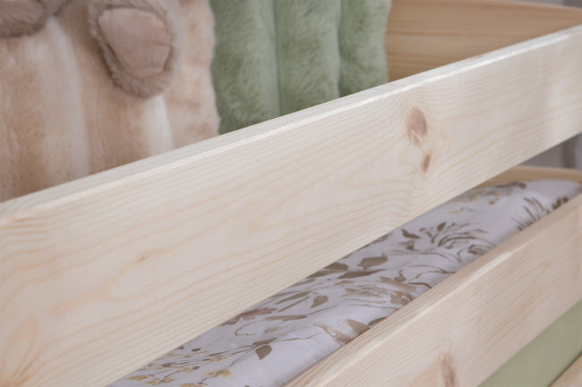 Einzelbett Kinderbett "Eli" 120x200 Kiefer massiv