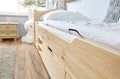 Funktionsbett Einzelbett "Leni" 100x200 Kiefer massiv