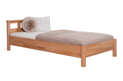 Einzelbett "Merci" 100x200 Buche massiv bio geölt