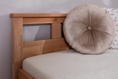 Einzelbett "Merci" 100x200 Buche massiv bio geölt