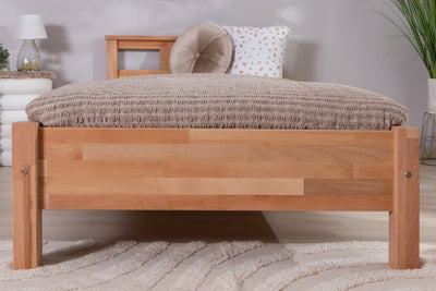 Einzelbett "Merci" 100x200 Buche massiv bio geölt