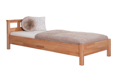 Einzelbett "Merci" 90x200 Buche massiv bio-geölt