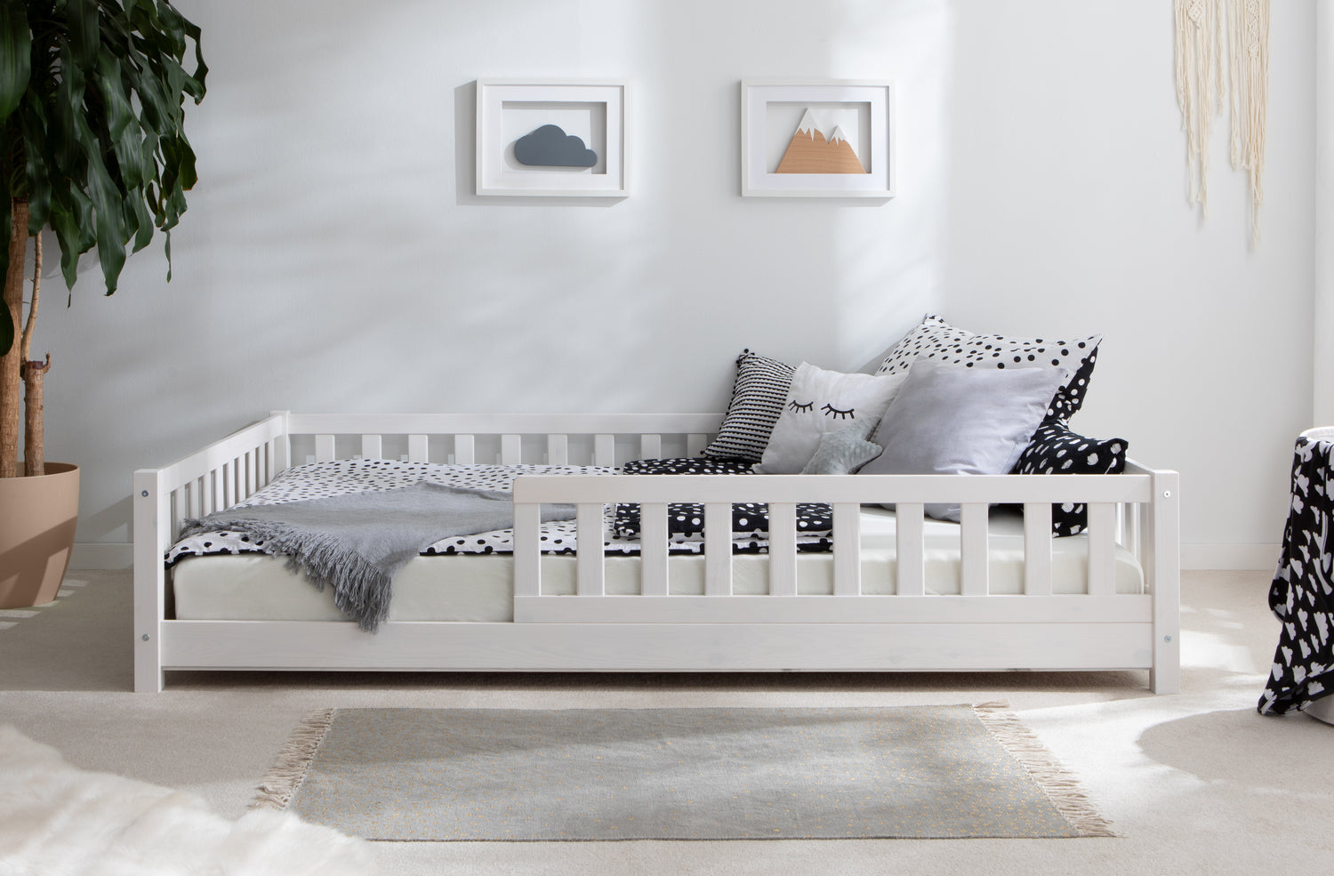Bodentiefes Bett 140x200