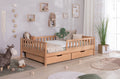Bodenbett Einzelbett "Mio" 120x200 Buche massiv