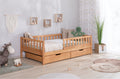 Bodenbett Einzelbett "Mio" 90x200 Buche massiv