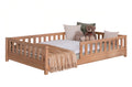 Bodenbett Einzelbett "Mio" 120x200 Buche Massiv