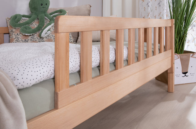 Bodenbett Einzelbett "Mio" 100x200 Buche massiv
