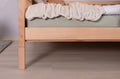 Bodenbett Einzelbett "Mio" 100x200 Buche massiv