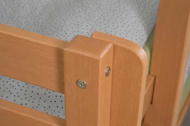 Etagenbett "Lupo" 90x200 Buche massiv
