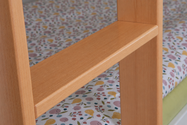 Etagenbett "Lupo" 90x200 Buche massiv
