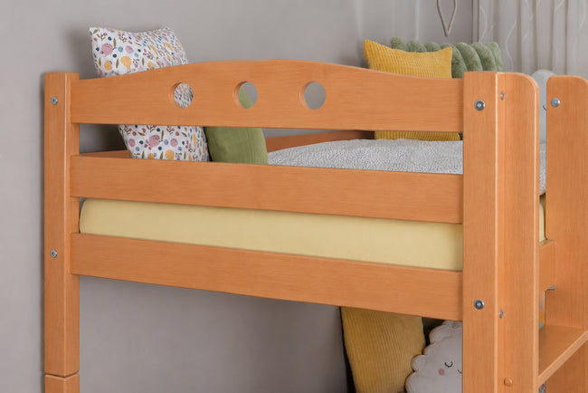Etagenbett "Lupo" 90x200 Buche massiv