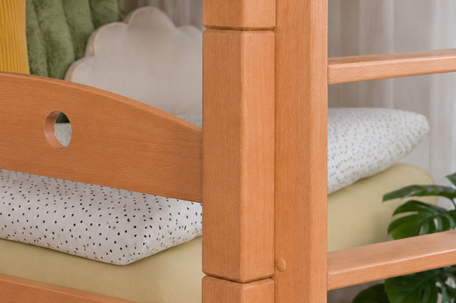 Etagenbett "Lupo" 90x200 Buche massiv