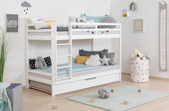 Vorhang Bettvorhang Vorhangstoff für Kinderbett Etagenbett Hochbett 3  teilig, Kindermöbel und vieles mehr