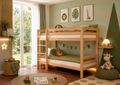 Etagenbett "Lupo" 90x200 Buche massiv