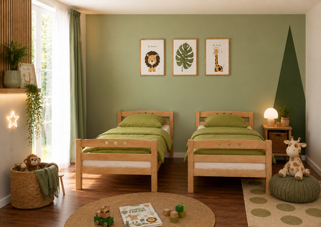 Etagenbett "Lupo" 90x200 Buche massiv