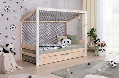 Kinderbett Fußballbett "Kimi" 90x200 Kiefer massiv