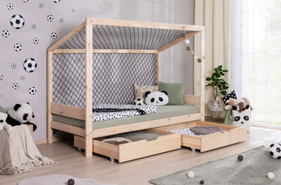 Kinderbett Fußballbett "Kimi" 90x200 Kiefer massiv