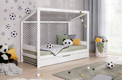 Kinderbett Fußballbett "Kimi" 90x200 Kiefer massiv