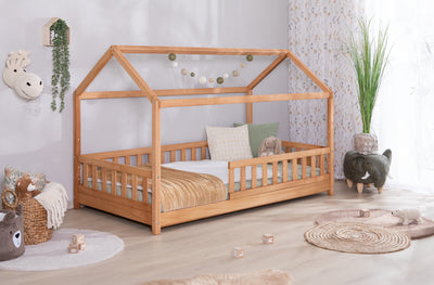 Hausbett Duo Buche fur Kinder 100x200 #Ohne
