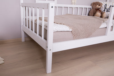 Hausbett Bodenbettt "Loki" 120x200 Kiefer Massiv