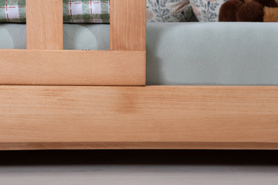 Kinderbett Hausbett "Lou" 90x200 Buche Massiv