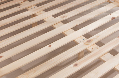 2-in-1 Hausbett Bodenbett "Duo" 140x200 Kiefer Massiv