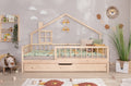 Hausbett Bodenbettt "Loki" 120x200 Kiefer Massiv