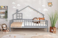 Hausbett Bodenbett "Loki" 90x200 Kiefer Massiv