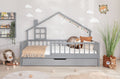 Hausbett Bodenbett "Loki" 90x200 Kiefer Massiv