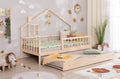 Hausbett Bodenbett "Loki" 90x200 Kiefer Massiv