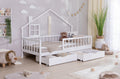 Hausbett Bodenbett "Loki" 90x200 Kiefer Massiv