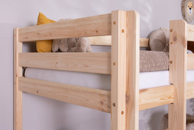 Hochbett "Malte" 90x200 Kiefer massiv