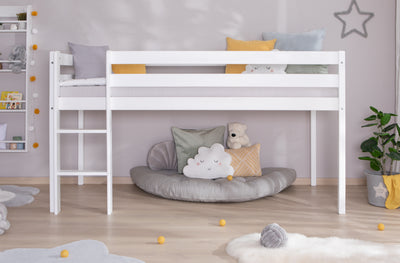 Hochbett "Malte" 90x200 Kiefer massiv