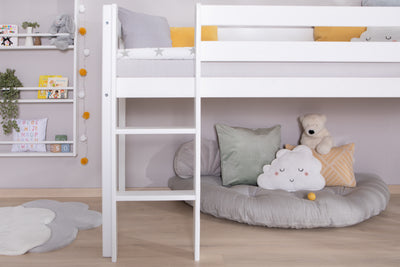 Hochbett "Malte" 90x200 Kiefer massiv