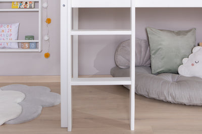 Hochbett "Malte" 90x200 Kiefer massiv