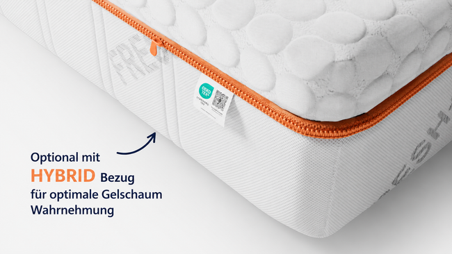 Matratze "Polaris" 7-Zonen Taschenfederkern mit GEL-Memoryfoam