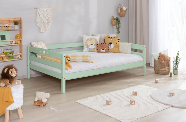 Einzelbett Kinderbett "Eli" 120x200 Kiefer massiv