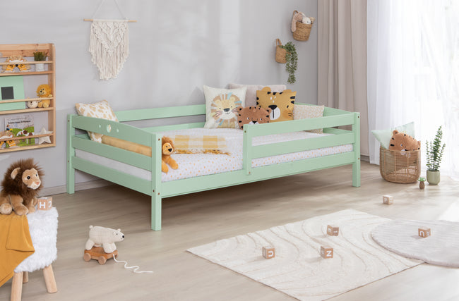 Einzelbett Kinderbett "Eli" 120x200 Kiefer massiv