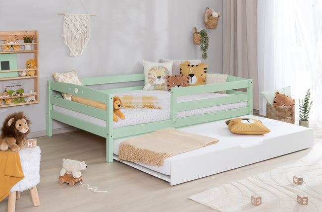 Einzelbett Kinderbett "Eli" 120x200 Kiefer massiv