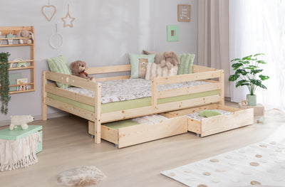 Einzelbett Kinderbett "Eli" 120x200 Kiefer massiv