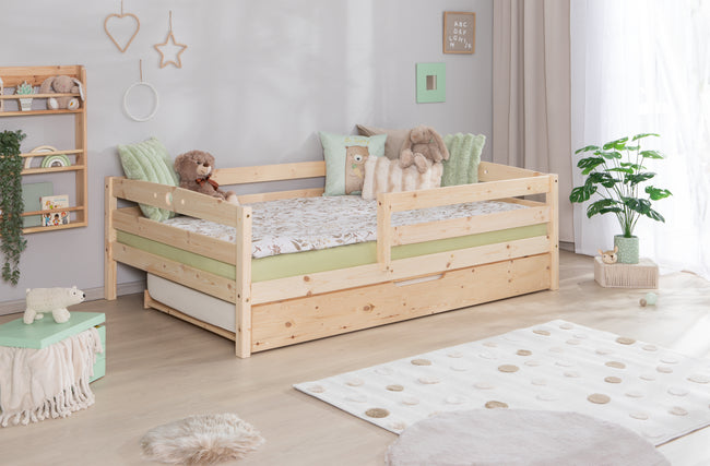 Einzelbett Kinderbett "Eli" 120x200 Kiefer massiv