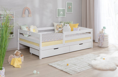 Einzelbett Kinderbett "Eli" 120x200 Kiefer massiv