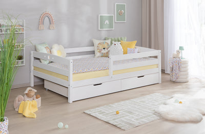 Einzelbett Kinderbett "Eli" 120x200 Kiefer massiv