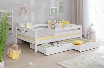 Einzelbett Kinderbett "Eli" 120x200 Kiefer massiv