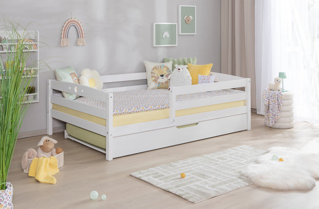 Einzelbett Kinderbett "Eli" 120x200 Kiefer massiv