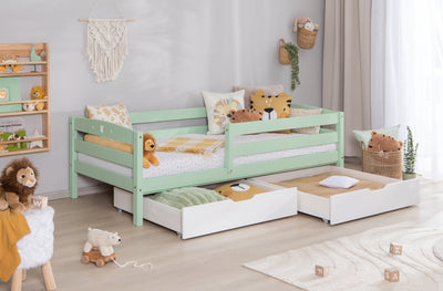 Einzelbett Kinderbett "Eli" 90x200 Kiefer massiv