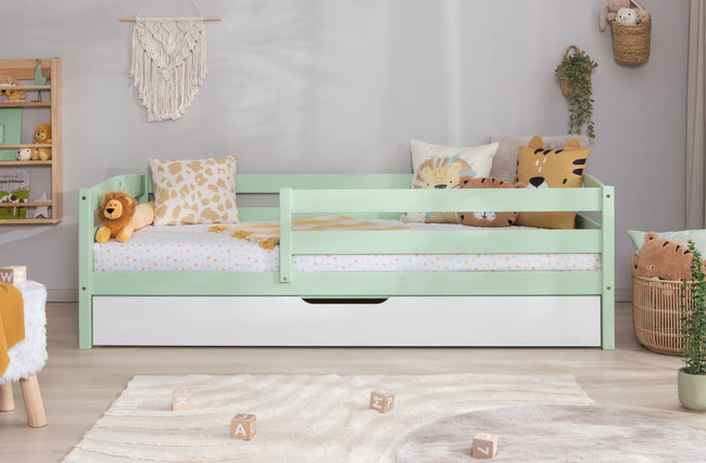 Einzelbett Kinderbett "Eli" 90x200 Kiefer massiv