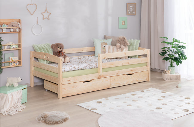 Einzelbett Kinderbett "Eli" 90x200 Kiefer massiv