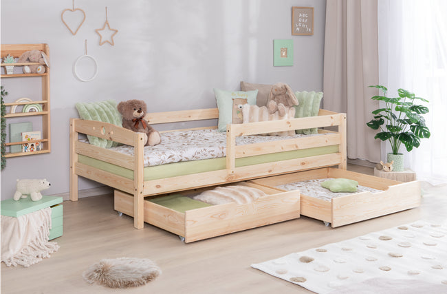 Einzelbett Kinderbett "Eli" 90x200 Kiefer massiv