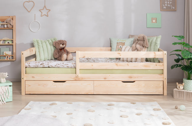 Einzelbett Kinderbett "Eli" 120x200 Kiefer massiv